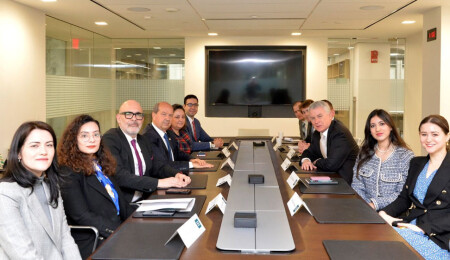 Cumhurbaşkanı Tatar, Washington DC’de Hudson Institute’de katılımcıları bilgilendirdi