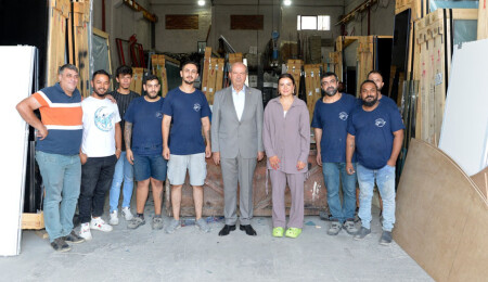 Tatar Sanayi Bölgesi’ni ziyaret etti