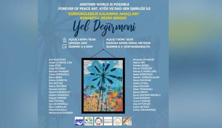 “Yel Değirmeni” adlı sergi bu akşam Lefkoşa AKM’de ziyarete açılıyor
