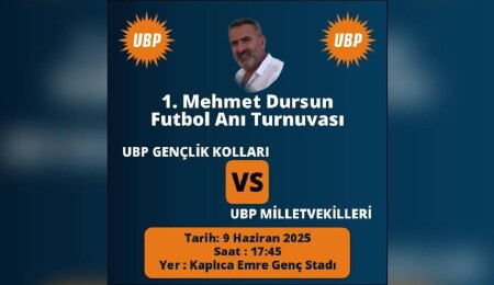 1. Mehmet Dursun Futbol Anı Turnuvası Kaplıca’da düzenlenecek