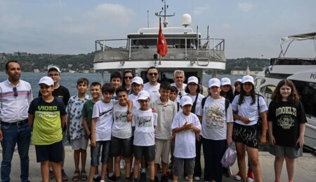 Kahramanmaraşlı çocuklar, Türkiye-Ukrayna Milli Basketbol maçı için İstanbul'da