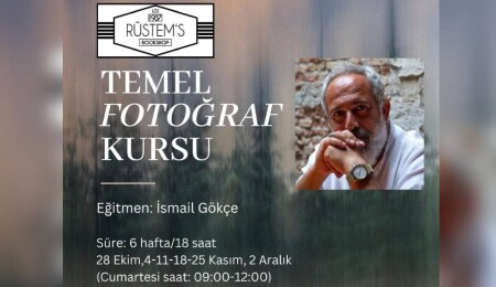 Rüstem Kitabevi'nde 'Temel Fotoğraf Kursu' verilecek