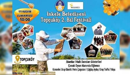 İskele Belediyesi Topçuköy 2. Bal Festivali yarın başlıyor