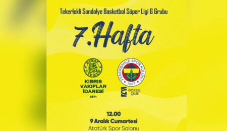 Tekerlekli Sandalye Basketbol Süper Ligi B Grubu, KKTC Vakıflar’a konuk oluyor