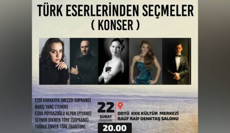 “Türk Eserlerinden Seçmeler” konseri düzenleniyor