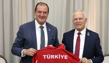 Töre, Türkiye Taekwondo Federasyonu Başkanı Metin Şahin ile görüştü