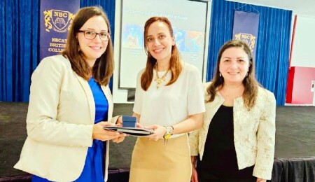 NBC Lefkoşa Kampüsü’ne NASA’dan ilham veren ziyaret: Dr. Alex Lockwood’dan uzay ve teleskop sunumu