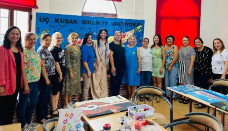 Fazilet Özdenefe, Mağusa Kültür Derneği’ni ziyaret etti