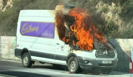 Ciklos'ta araç yangını