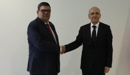 Özdemir Berova, Türkiye Cumhuriyeti Hazine ve Maliye Bakanı Mehmet Şimşek ile bir araya geldi