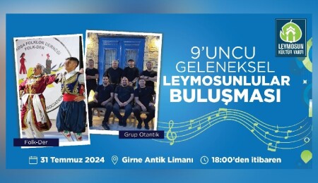 Leymosunlular buluşması çarşamba günü Girne Antik Liman’da yapılıyor