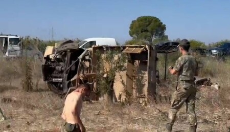 Güzelyurt'taki feci kazada 1 asker hayatını kaybetti