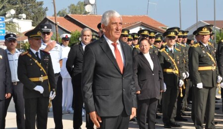 30 Ağustos Zafer Bayramı nedeniyle Güzelyurt’ta tören yapıldı