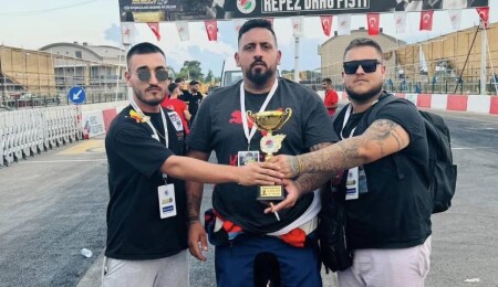 İbrahim Erülkü Antalya Kepez Drag Yarışları'nda üçüncülük elde etti