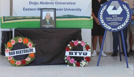 DAÜ’de Ahmet Köylüoğlu için tören düzenlendi