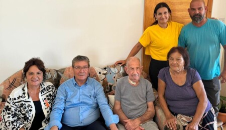 Ünal Üstel’den Adem Ademgil’e geçmiş olsun ziyareti