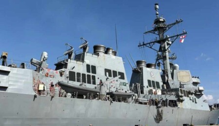 “USS OSCAR AUSTİN” muhrip gemisi yeniden Güney Kıbrıs’ta