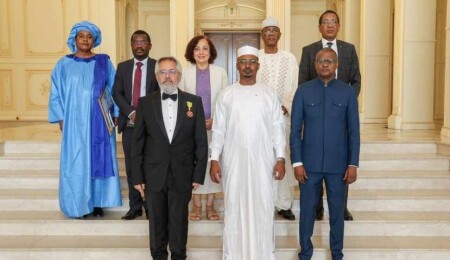 Raşit Pertev Çad Ulusal Devlet Nişanıyla ödüllendirildi