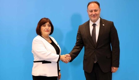 Öztürkler ve Gafarova Astana’da buluştu: Temaslar artarak devam edecek