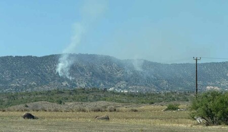 Yamaçköy yangınına karşı mücadele sürüyor: Tirmen Kabristanlığı lojistik üs olarak belirlendi