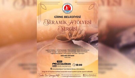 Girne Belediyesi'nden seramik atölyesi sergisi