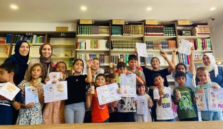 SAMTAY Vakfının organize ettiği yaz etkinliklerinin ilki Ensar Kütüphanesi’nde yapıldı