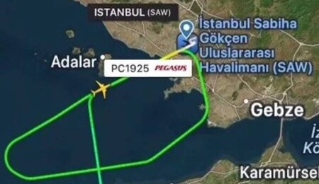 Ercan-İstanbul seferinde tavşan alarmı: Uçak iniş yapamadı