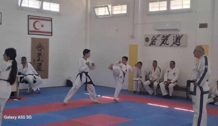 Renkli kuşak sınavı yapıldı