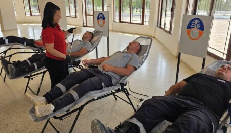 İskele Belediyesi ile Kıbrıs Türk Kızılayı’nın düzenlediği bağış kampanyasında 36 ünite kan toplandı