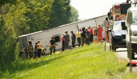 New York'ta otobüs kazası: 5 ölü