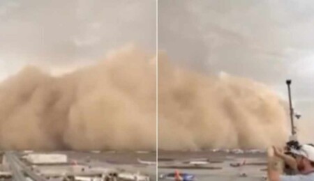 ABD'nin Arizona eyaletinde dev toz bulutu uçuşların aksamasına ve elektrik kesintilerine yol açtı