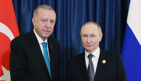 Recep Tayyip Erdoğan, Rusya Devlet Başkanı Putin'le görüştü