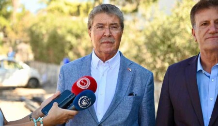 Üstel, Lapta Huzurevi ve Gençlik Kampı Yolunda inceleme yaptı: Bölgeye güvenli bir ulaşım imkanı sağlanacak