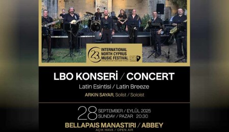 23. Uluslararası Kuzey Kıbrıs Müzik Festivali LBO “Latin Esintisi” konseri ile devam ediyor