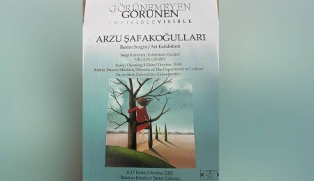 Arzu Şafakoğulları’nın “Görünen Görünmeyen” resim sergisi 8 Ekim’de açılıyor
