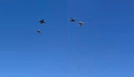 Rumlardan provakasyon: Askeri geçit töreni sırasında, Yunan F-16 savaş uçakları Lefkoşa semalarında uçtu