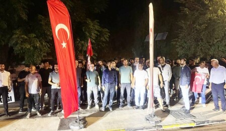 İsrail'in Küresel Sumud Filosu'na müdahalesi Lefkoşa'da protesto edildi