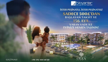 Noyanlar’dan 156 ay vadeli ve peşinatsız ev sahibi olma fırsatı!