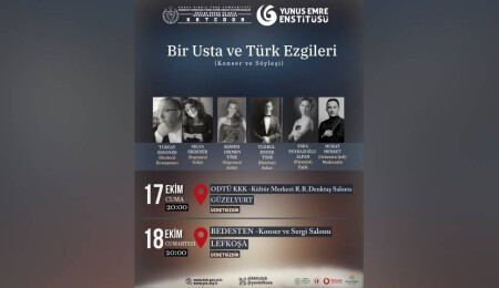 “Bir Usta ve Türk Ezgileri” konseri Güzelyurt ve Lefkoşa’da