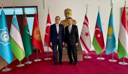 Ertuğruloğlu, Ramil Hasan'ı kabul etti: KKTC ile Türk dünyası arasındaki ilişkilerin her alanda gelişmesini hedefliyoruz