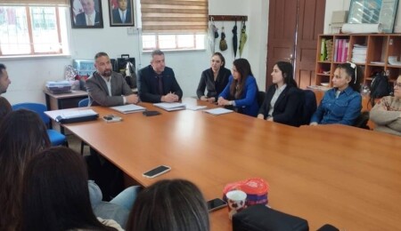 KTÖS Gönyeli-Alayköy okullarını ziyaret etti: Sendikanın eğitim ve toplumsal hedeflerini paylaştılar