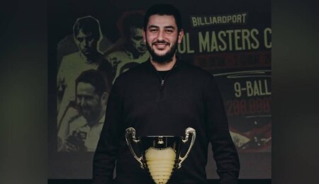 Pool Masters Cup’ta şampiyon Mustafa Alnar tarih yazdı