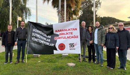 CTP’den 6 ilçede eş zamanlı eylem: Siyah bayraklar derinleşen karanlığa karşı yükselen bir itiraz