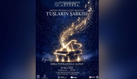 “Tuşların Şarkısı” piyano resitali 28 Mart’ta Lefkoşa’da