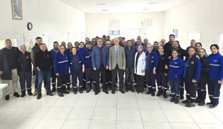 Hasipoğlu’ndan Ektam çalışanlarına bayram ziyareti: En büyük Bayram, çalışanın mutluluğudur