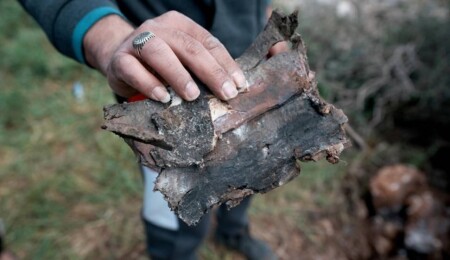 İran'ın İsrail'e fırlattığı füzelerden kopan 39 şarapnel parçası Batı Şeria'ya düştü