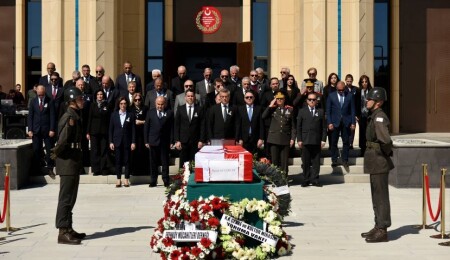 Recep Ali Gürler son yolculuğuna uğurlanıyor: Gürler için Cumhuriyet Meclisi’nde tören düzenlendi