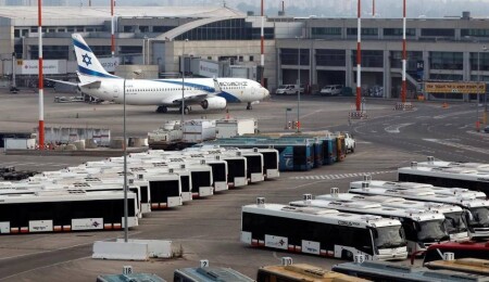 İsrail'deki havalimanında "zehirli duman" paniği