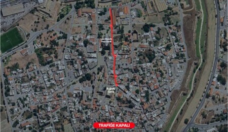Gazimağusa Suriçi’nde Mahmut Celaleddin Sokak trafiğe kapatıldı