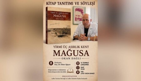 Okan Dağlı’nın yeni kitabı Lefke'de tanıtılacak